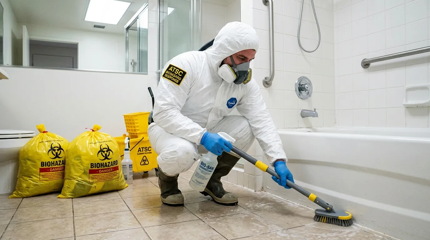 Decontamination equipment deployed for Blood Cleanup in Winchester